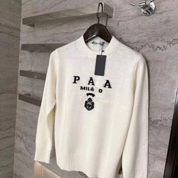 Women Designer New Sweater Apparel Knitted Round Neck Sweater Letter Long Sleeve Female Clothing Pullover Plus Size