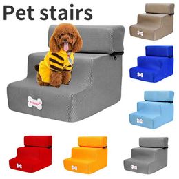 Obedience New 2/3 floor stairs dog training Ramp Ladder for dog cat interactive toys removable dog agility equipment pets acessorios