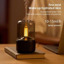 Humidifiers Humidifier Aromatherapy Diffuser Flame Ultrasonic Aromatic Essences House Air Humidifier Home Bedoom Fragrance Diffusers YQ240122
