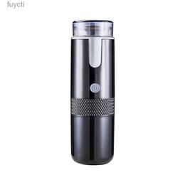 Coffee Makers Portable Wireless Electric Coffee Machine Built-in Battery Rechargeable Outdoor Travel Car Home Automatic Coffee Maker YQ240122