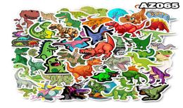 50pcsLot Whole Cartoon Cute Dinosaur Stickers Waterproof Noduplicate Sticker For Kids Toys Laptop Luggage Notebook Car Decal4125312