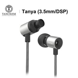 Headphones TANCHJIM TANYA DSP HiFi Inear Earphone IEM Dynamic Driver Stereo Earbuds 3.5mm/TYPEC Plug Headset with MIC for Android Phone