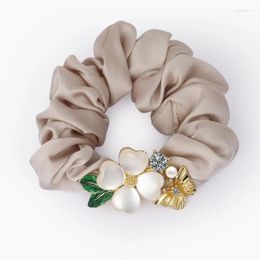 Party Favour Hxl Spring/Summer Golden Morning Hair Ring Thickened Small Intestine Tie Horsetail Headwear Butterfly