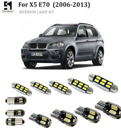 Shinman 20pcs Error Car LED Interior Light Kit Auto Led Bulb For BMW X5 E70 F15 accessories 20062014 led interior lighting6868975