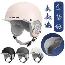 Motorcycle Helmets Winter Ski Snowboard Helmet Half-covered Anti-impact Safety Cycling Snowmobile Skiing Protective for Adults and Kids