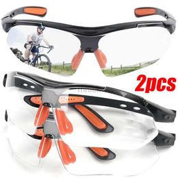 Outdoor Eyewear 1/2pcs Clear Eye Sand Prevention Windproof Safety Riding Goggles Vented Glasses Work Laboratory Safety Goggle Glasses Spectacles 240122