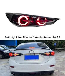 LED Turn Signal Tail Lamp for Mazda 3 Axela Sedan Car Taillight 2014-2018 Rear Brake Reverse Light Automotive Accessories