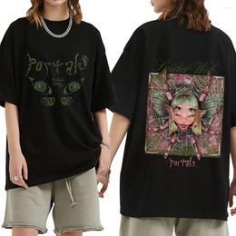 Men's T Shirts Melanie Martinez Portals Tour Shirt Men Women Cotton Casual Short Sleeve T-shirts Oversized Harajuku Aesthetic Couple