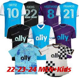 2023 2024 CHARLOTTE F c Soccer Jerseys BRONICO SWIDERSKI WESTWOOD BYRNE TUILOMA 22 23 24 Home Away Player Fans Version Football Men Fans Kit Concept Shirt