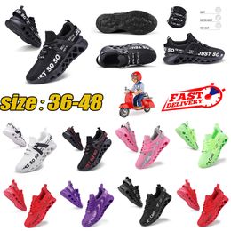 Men Women Running Shoes Comfortable Sneaker Breathable Mesh Upper Cushion Light Weight Fast Ship Sports Jogging