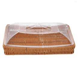 Dinnerware Sets Snack Storage Box Sundries Basket Desktop Organiser Living Room Decor Containers Exquisite Durable Bread Pan