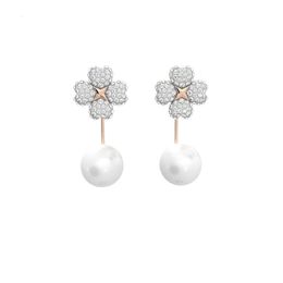 Swarovskis Earrings Designer Luxury Fashion Women Original Quality Charm Earring High Quality Swallow Lati Sha Flower Earrings