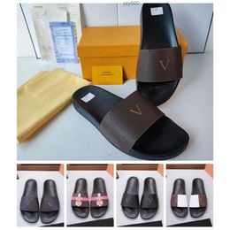 Designer Slipper Luxury Women Sandal Brand Slide Men Slippers Lady Flip Flop Design Casual Shoes Sneakers by Sh louisely Purse vuttonly viutonly vittonly lvse QBAW