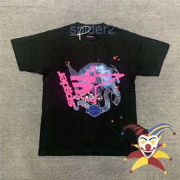 Men's T-shirts Mens Tshirts Ss Young Thug Sp5der 555555 Tshirt Men Women High Quality Puff Print Spider Web Pattern t Shirt Top Tees 230408 6LG1 6LG1