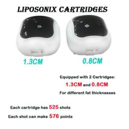 New Arrived Liposonix Cartridge 8.0Cm 13Cm Machine Fat Removal Body Liposonix Body Contouring Hifu Liposonic Machines 525 Shots239