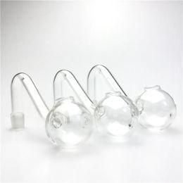 30mm XXL Big Bowl Oil Burner Glass Pipe with Hookah 10mm Male Thin Water Smoking Pipes Pyrex Burners for Bongs 11 LL