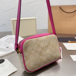Brand Womens Messenger Bags New Camera Old Flower Handbag fashion grils One Shoulder Crossbody Letter Printed Small Square Bag