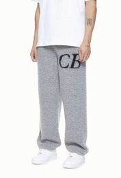 Cole Buxton Knitted Pants CB Woven Knit Trousers Sweatpants Men's Sweat Fleece Warm Women Joggers Overalls Mens Streetwear Sportswear Pant Loose design 111s