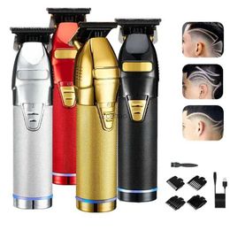 Hair Clippers Professional Hair Trimmer For Men Barber Rechargeable Hair Clipper Cordless HairCutting Powerful Machine Hair Beard Trimmer