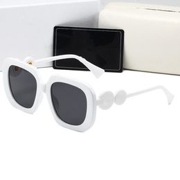 Top Luxury Sunglasses lens Designer womens Mens Goggle senior Eyewear For Women UV400 eyeglasses frame Vintage Metal Sun Glasses