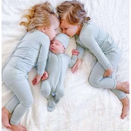 "Bamboo Fiber Toddler Pajama Set - Breathable Long Sleeve Baby Clothing Sleepwear for Boys and Girls - Comfortable and Stylish Pajamas for Kids"