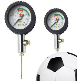 Air Pressure Gauge Ball Meter Basketball Football Volleyball Stainless Steel Barometer Tools Air Regulator Pressure Measure Tool1205852