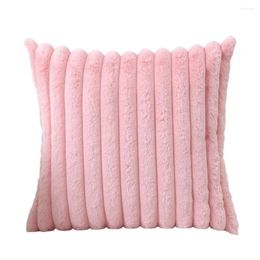 Pillow Anti-fouling Fade-resistant Protective Detachable Minimalist Plush Cover Throw Living Room Supply