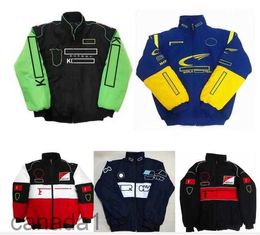 F1 Racing Jacket New Full Embroidered Men's and Women's Suits Winter Warm Cotton Clothing Spot Sales 3J9Q RET7