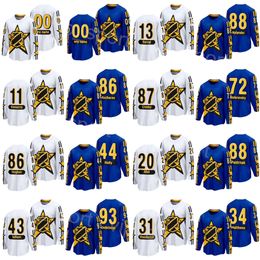 2024 Hockey All-Star Jersey 13 Sam Reinhart 14 Nick Suzuki 86 Jack Hughes 13 Mathew Barzal 31 Igor Shesterkin 7 Brady Tkachuk 11 Travis Konecny Man Woman Youth