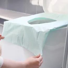 Bath Accessory Set 10PC Travel Disposable Paper Toilet Seat Bathroom Accessories Mat Biodegradable