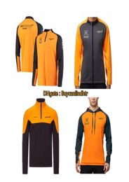 2021 Racing Team Jackets Windproof Hoodie Motorsport Gp Full Zip Fleece Jacket Orange Clothing High Quality Motorcycle 8747472