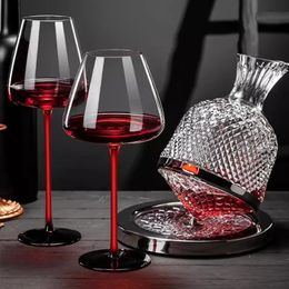 1500mlThe highend red wine decanter is made of glass crystal material and rotates 360 degrees to accelerate the decanting speed 240122