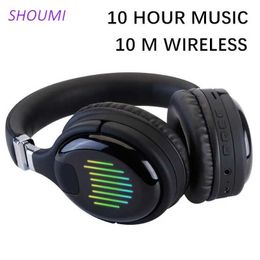 Headsets Wireless Headphones Bluetooth Earphone 10 Hour Music Headset Foldable Support TF SD-Card Playback with Microphone for Music Game J240123