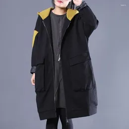 Women's Down Winter Women Cotton Padded Coat 2024 Clothing Jackets Vintage Loose Long Parkas Coats Overcoats D682