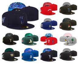 2024 Men Baseball Fitted Hats Classic Hip Hop Boston Sport Full Fitted Bill Sports Hats for Men Strapback Snap Back Trucker Hat Size 7-8