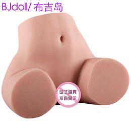 A hips silicone doll buttocks Simulated large inverted male Aeroplane cup masturbator non inflatable adult sex toy QTIC
