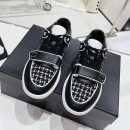 Designer Shoes Luxury Sneaker Black White Panda Shoes Casual Muffin Thick Soled Low Platform Patchwork Leisure Shoe Fancy Suiting Sneakers 470