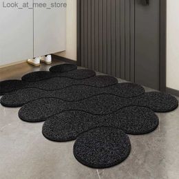 Carpet Non Slip Dust Removal Door Mat Easy Clean Entrance Mat Duty Durable Doormat Outside Entryway Floor Mat Welcome Rug Porch Carpet Q240123