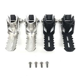 Other Interior Accessories For BMW R1250GS R1200 GS ADV LC C400X Front Foot Pegs Folding Footrest Clamps Universal Cruising Road Motorcycle 22-25MM Bumper