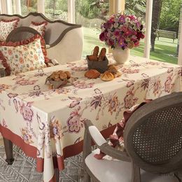 Table Cloth European Style Light Luxury Cheap Tablecloth Household Waterproof Rectangular Coffee Table Tablecloth Nappe De Table Manteles