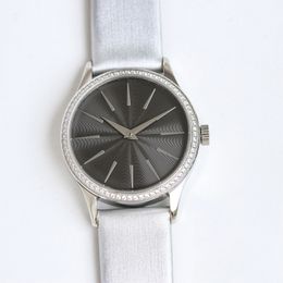 Women Watch 33mm Automatic Mechanical Movement Leather Bracelet Diamond bezel Designer Wristwatch High Quality Elegant Ladies Watches Luxury Waterproof Relojes