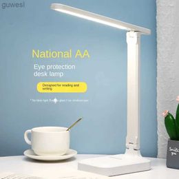 Desk Lamps 2023 New USB Charging Table Lamp LED Learning Touch Folding Student and Children's Desk Reading Bedside Lamp Wholesale YQ240123