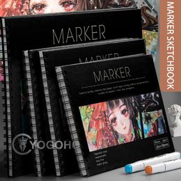 Supplies 8K/16K/A4 50 Sheets Thicken Paper Sketch Book Student Art Painting Drawing Watercolour Book Graffiti Sketchbook School Stationery