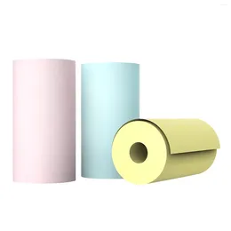 Party Favor 57mm Rolls Printing Paper For Mini Printer Kids Instant Print Camera Thermal Label Self-Adhesive Sticker Po Note