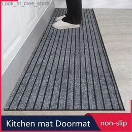 Carpet Anti Slip Kitchen Mat Floor Carpet DIY Absorb Oil Kitchen Rugs Doormat Long Hallway Runner Rug Bath Mat Entrance Easy To Clean Q240123
