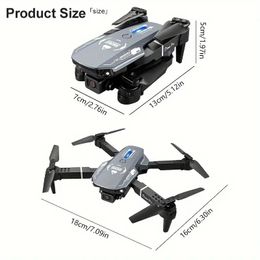 E88 Drone Quadcopter: Dual Cameras, Optical Flow Positioning, WIFI App Connectivity, Headless Mode & One-Key Control, Free Storage Bag - The Perfect Holiday Gift