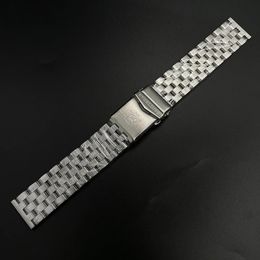 Components Steeldive Sd2605 Stainless Steel Replacement Bracelet 22mm Fully Brushed Signed Folding Clasp with Safety for Dive Watch