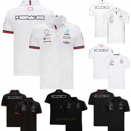 Men's and Women's New T-shirts Formula One F1 Polo Clothing Top Team Racing Quick Dry Short Sleeve Summer Team Uniform Workwear Ojz9