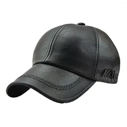 Ball Caps Baseball Cap Girls Men's Sports Trend Leather Europe And The United Toddler Hats Headband For Women