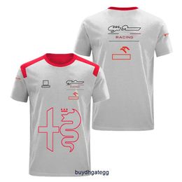 Men's and Women's New T-shirts Formula One F1 Polo Clothing Top Team Fan Half-sleeve Polyester Quick-drying Breathable Can Add Size 1gmm